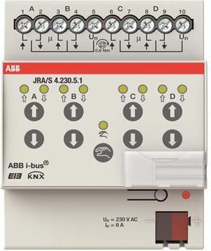 Actual product image ABB STOTZ-KONTAKT Blind/roller shutter actuator w.movement time detection JRA (Shutter actuator)
