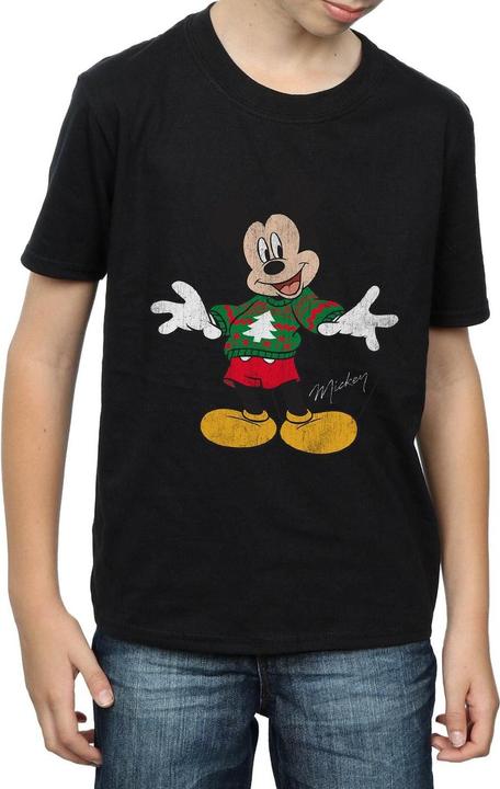 Immagine prodotto Disney Mickey Mouse Christmas Jumper Maglietta Ragazzi (140, 146)