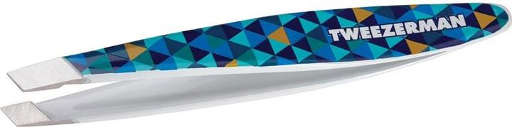 Tweezerman Mini Slant Tweezer Blue Mosaic