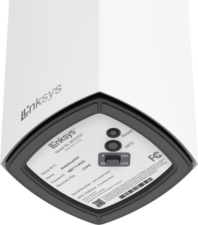 Actual product image Linksys MX2003-KE Atlas 6 Dual-Band Mesh WiFi 6 System, 3-Pack