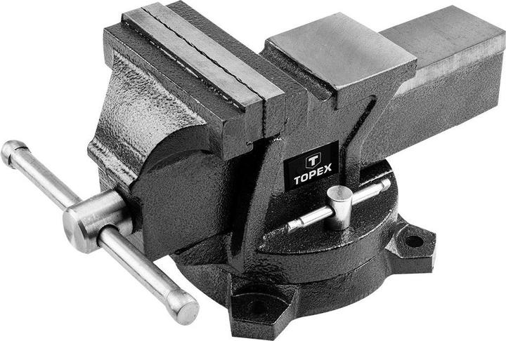 Topex sukamieji spaustukai su priekalu 125mm 07A212