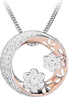 Immagine prodotto Silver Cat Collana romantica bicolore con zirconi SC431