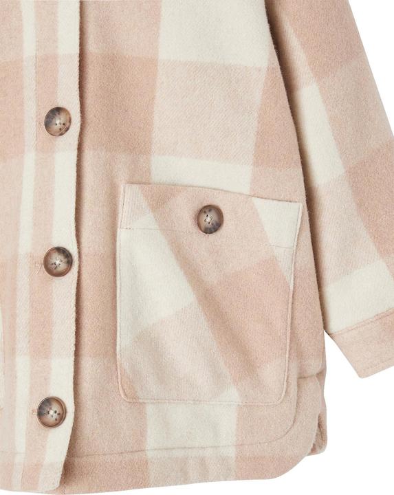 Actual product image Vertbaudet Chequered girls' jacket, overshirt (116)