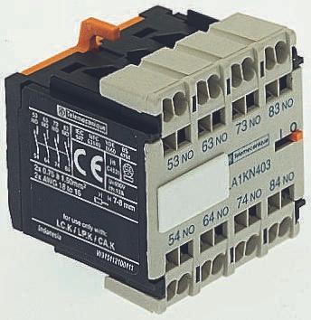 Actual product image Schneider Electric Auxiliary contact block 1 NO contact 1 NC contact