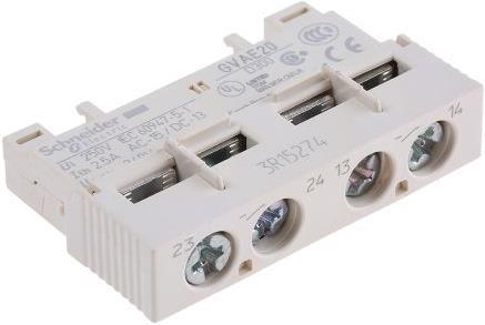 Actual product image Schneider Electric Auxiliary contact block 2 NO contacts