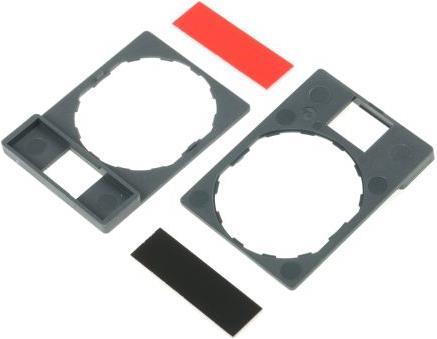 Schneider Electric Plaque de légende,Noir/rouge