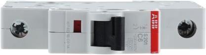 Immagine prodotto ABB Interruttore automatico S200 6A 1-P tipo C 6kA