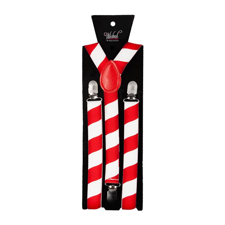 Wicked Candy Cane Hosenträger 3D Look