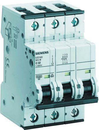 Produktbild Siemens Sicherungsautomat 10kA 3-polig C 1A