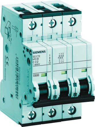 Produktbild Siemens Sicherungsautomat 15kA 3-polig C32