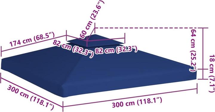 Image du produit VidaXL Xerane (300 cm, 300 cm)