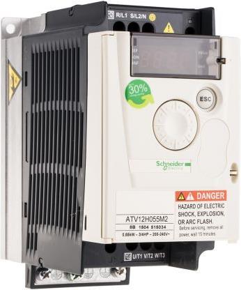 Actual product image Schneider Electric Frequency converter 0,55KW 240V 1-phase