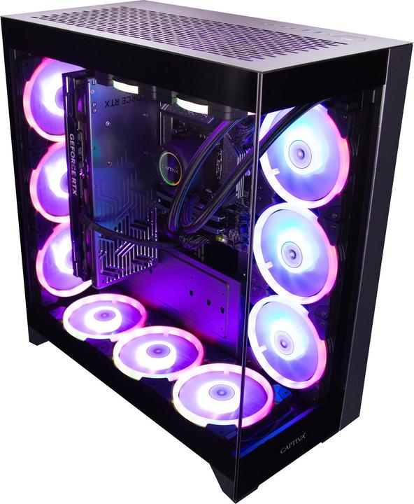 Produktbild Captiva PC Highend Gaming I83-581 (i9-14900KF/RTX4070 Super 12GB GDDR6X/SSD 2TB/32GB/WLAN/w/o OS) (i9-14900KF, 32.77 GB, 2000 GB, GeForce RTX 4070 Super)