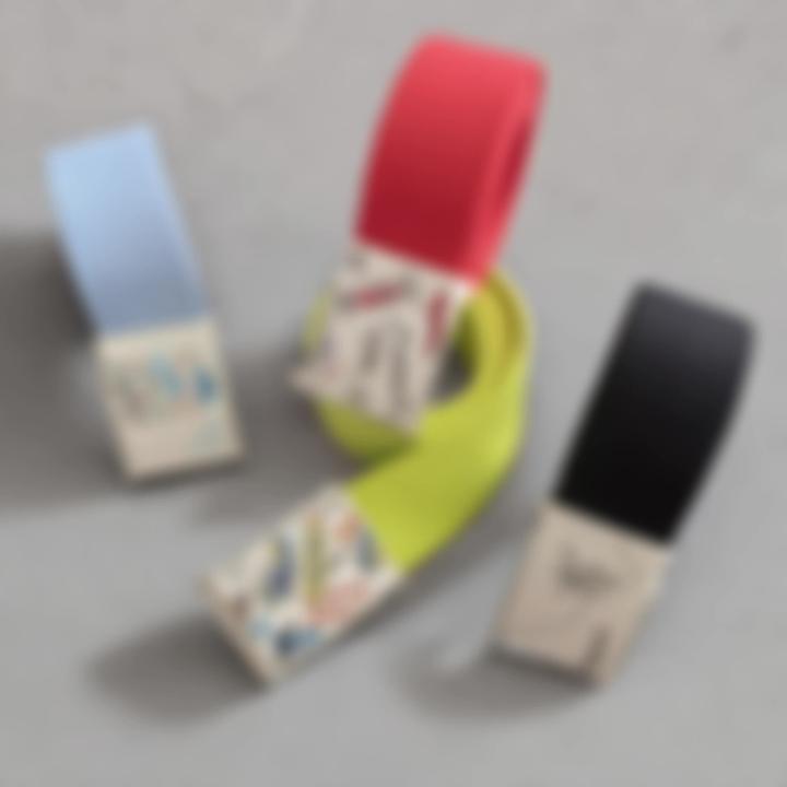 Produktbild Only-Bags.Store 1 PC Jugendgürtel, verdicktes buntes Segeltuch, kreativer Strassengürtel, austauschbare Schnalle
