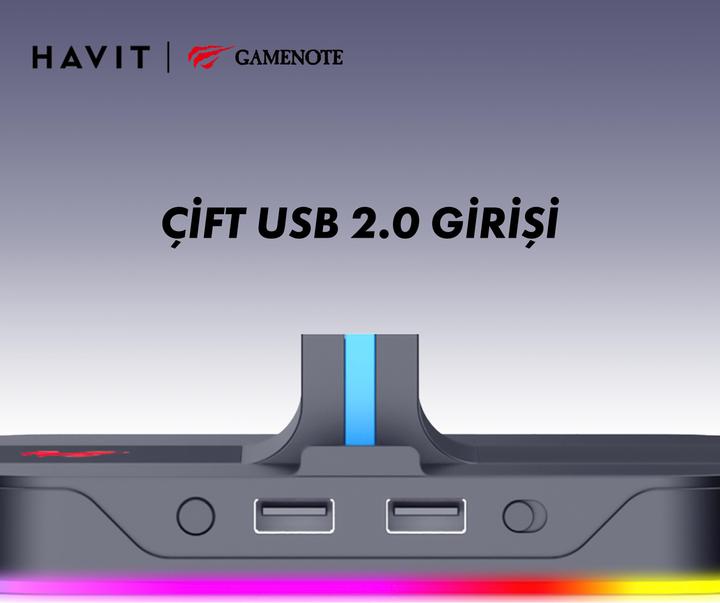 Image du produit Havit TH650 Support de casque RGB
