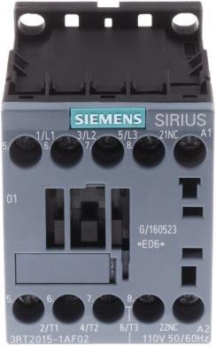 Actual product image Siemens Contactor 3kW 110Vac size 00