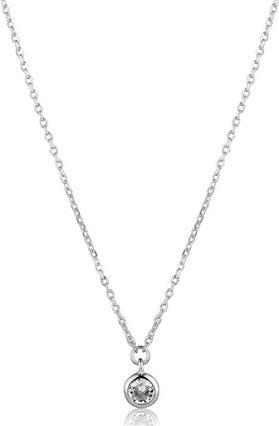 Image du produit JVD - Silver necklace with clear zircon SVLN0588XH2BI05