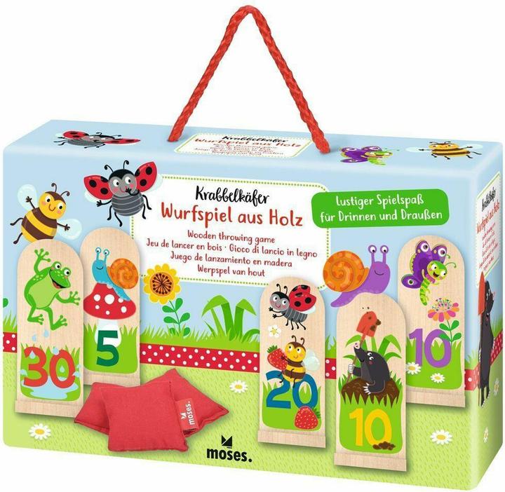 Image du produit Jeu de lancer des insectes rampants en bois