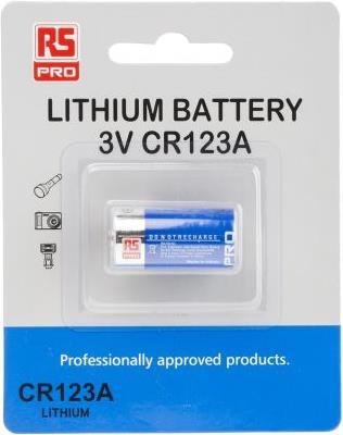 Image du produit Rs Pro CR123A (1 pcs, CR123A, 1700 mAh)