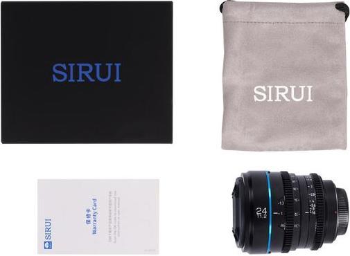 Image du produit Sirui Nightwalker Series 24mm T1.2 S35 Manual Focus Cine Lens (Micro Four Thirds, APS-C / DX)