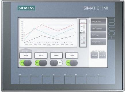 Actual product image Siemens SIMATIC HMI TP900 Comfort 9"