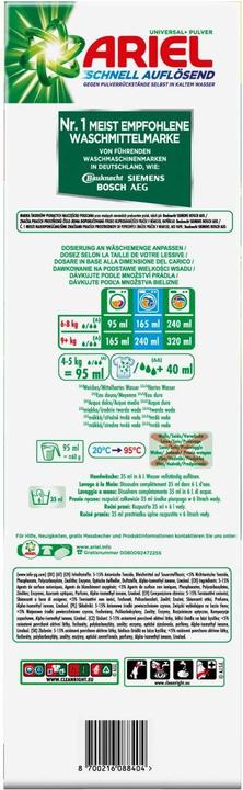 Image du produit Ariel Universal+ (100 Cycles de lavage, Poudre)