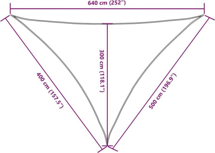 Immagine prodotto VidaXL Tenda da sole (400 x 500 x 640 cm)