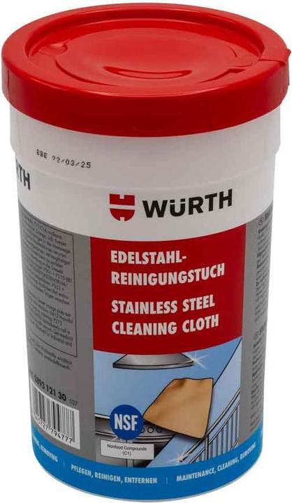 Actual product image Würth Stainless steel cleaning cloth (30 pcs.)