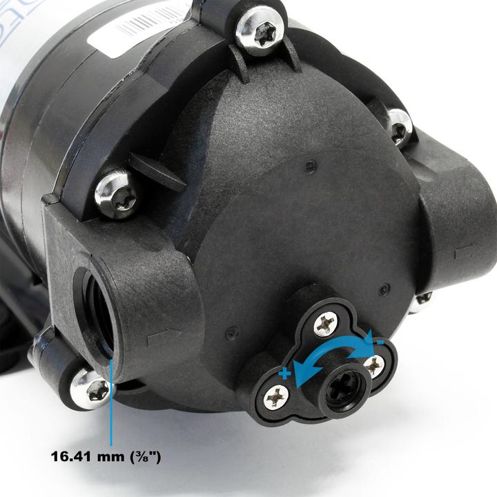 Actual product image Naturewater Booster Pump with 200 GPD (750 l/day) 60W for Reverse Osmosis Systems (Booster pump)
