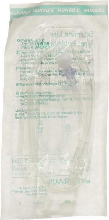 Image du produit B.Braun B. Braun Extension Line Type Heidelberger 30cm Luer Lock 100 pces