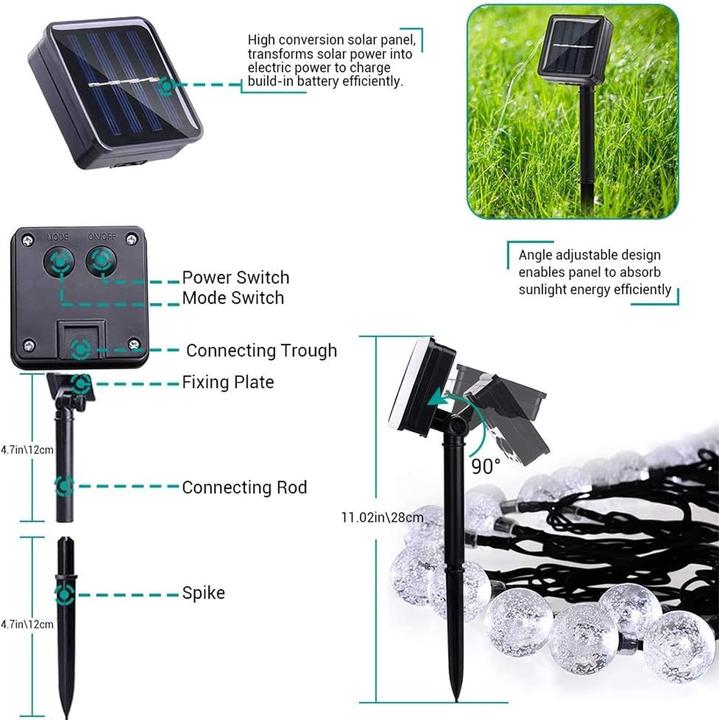 Produktbild Lumina Swiss Solar Lichterkette (11 m)