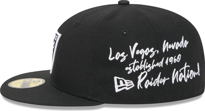 Actual product image New Era 59Fifty Fitted Cap - VERBIAGE Las Vegas Raiders (7 1/4)
