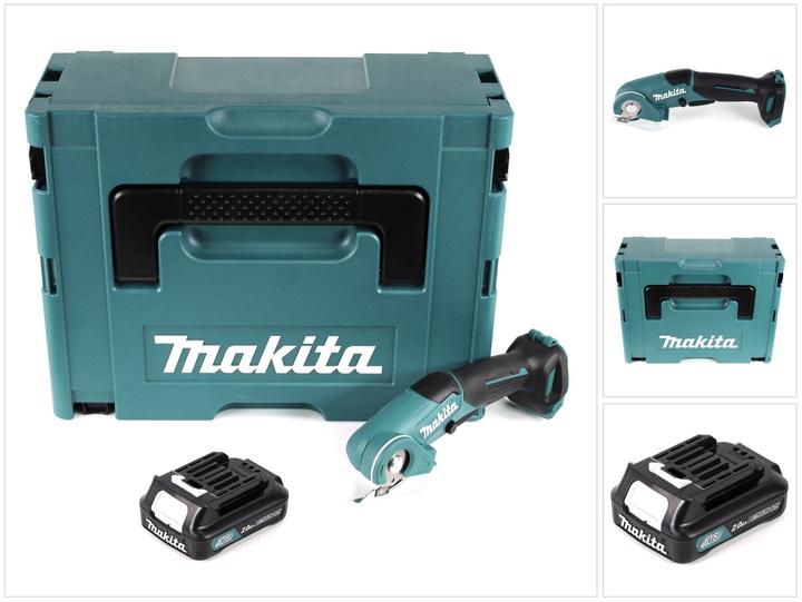 Produktbild Makita CP 100 DA1J 10,8 V Akku Universalschere Multi Cutter im Makpac + 1 x 2,0 Ah Akku - ohne