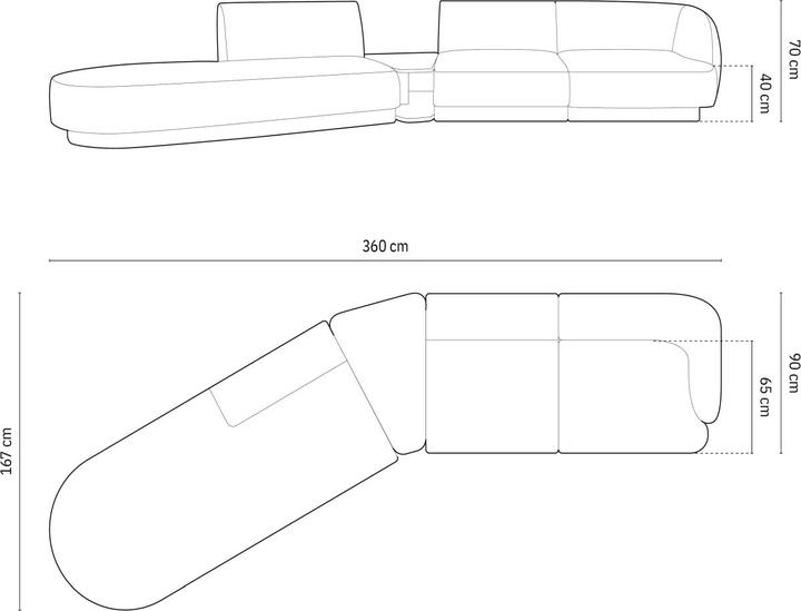 Actual product image Micadoni Miley (2 person sofa, 3-seater, 4-seater)