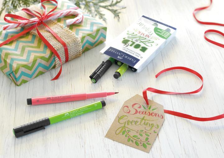 Produktbild Faber-Castell Pitt Art Pen Handlettering (Grün, 6 x)