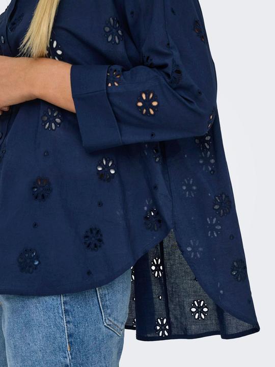Actual product image Only Onlnew Lina Grace Ls Brod Angl Shirt Wvn (M)