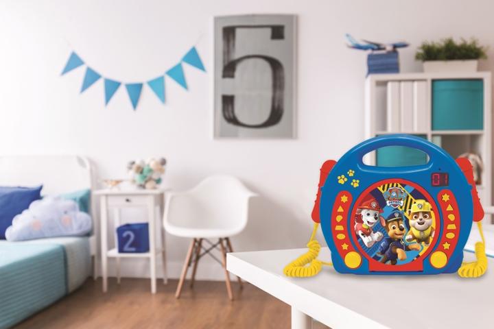 Actual product image Lexibook CD Player with Microphones Paw Patrol