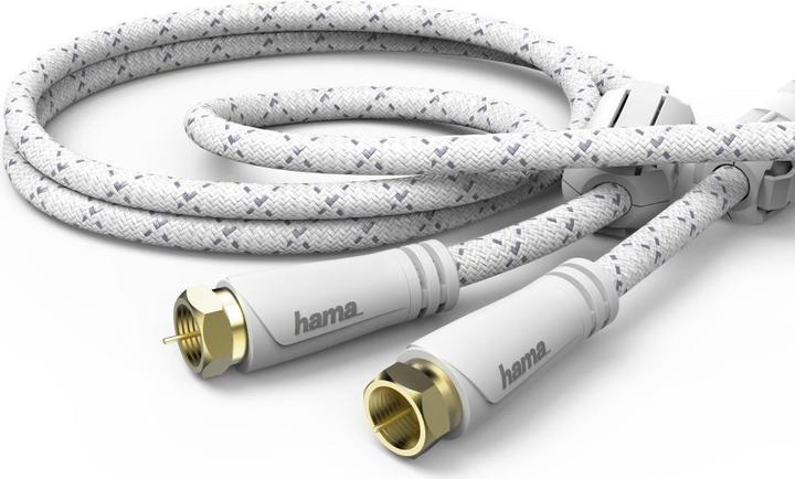 Hama SAT-Anschlusskabel, F-Stecker (120 dB, Antennenkabel)