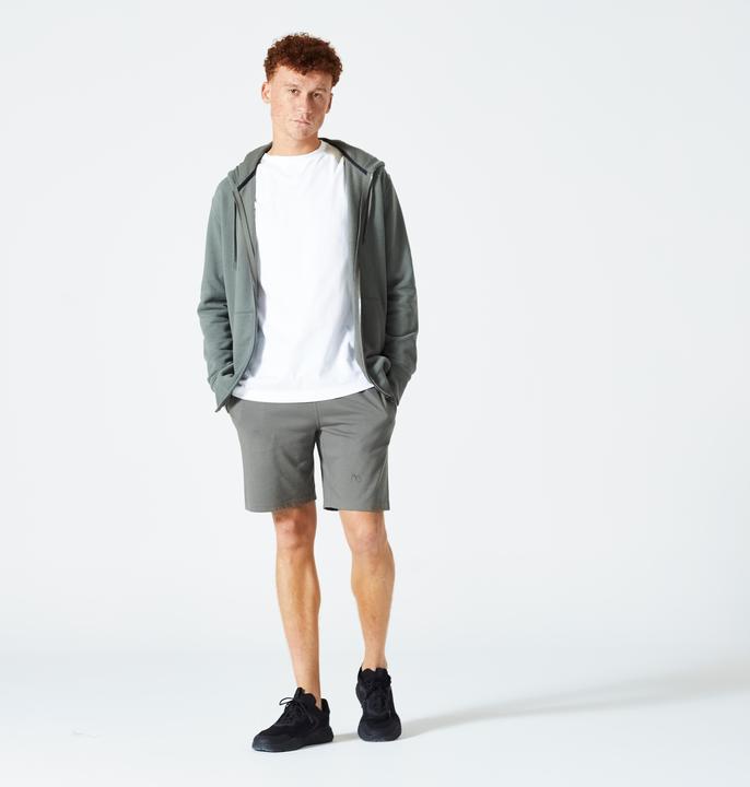 Produktbild Domyos Kapuzenjacke Herren Reissverschluss - Essentials 500 khaki (L)