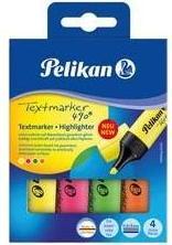 Actual product image Pelikan Highlighter 490 (Neon yellow, Neon pink, Neon green, Neon orange, 2 mm, 6 x)