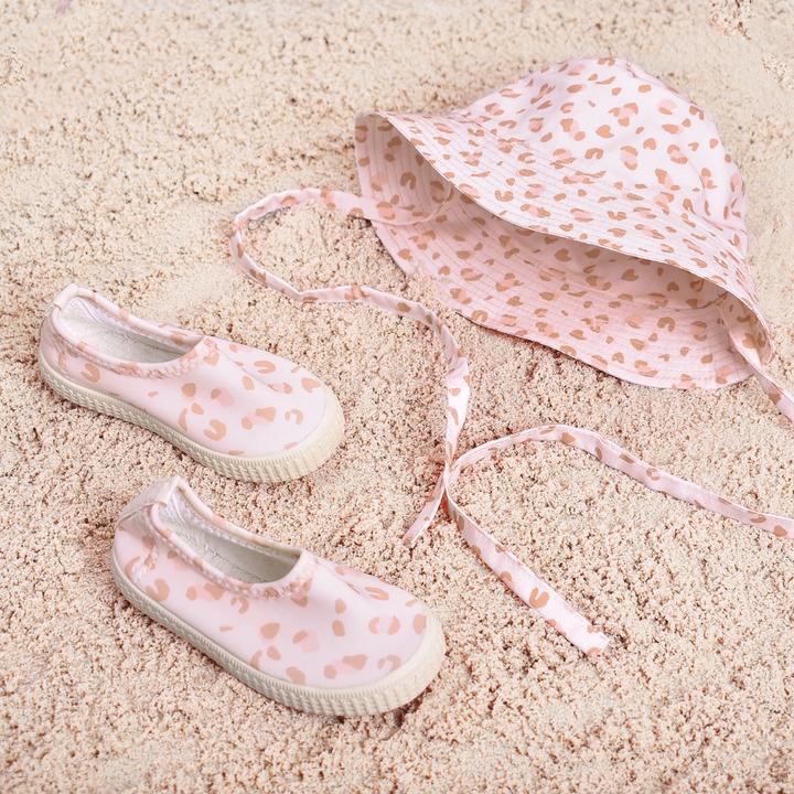 Produktbild Swim Essentials Lycra Badeslippers Old Leopard (23)