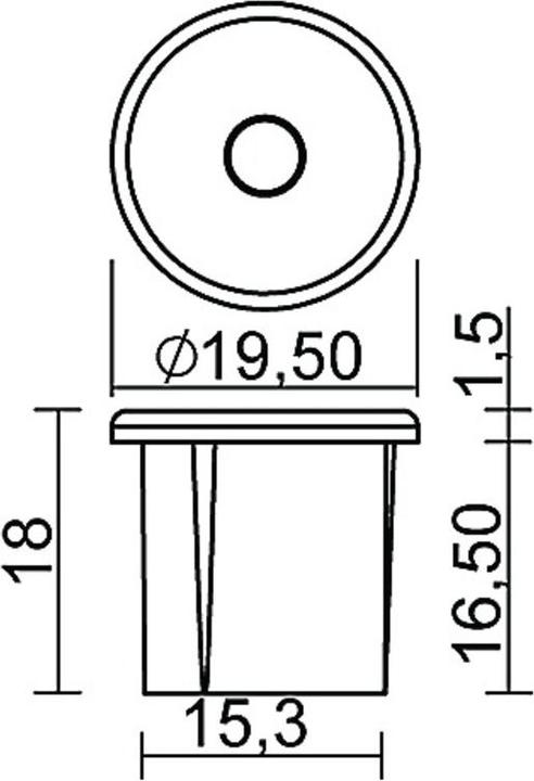 Produktbild L&S Berührungs-Dimmschalter Einbau 12 / 24 V