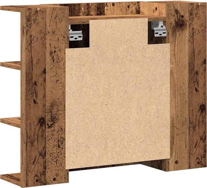 Produktbild VidaXL Bad-Spiegelschrank Altholz-Optik 80x20,5x64 cm Holzwerkstoff (80 x 20.5 x 64 cm)