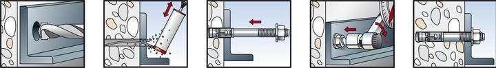 Actual product image Fischer Bolt anchor FBN II 8/30 (50 pcs.)
