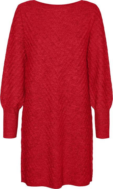 Vero Moda VMANJASTINNA LS BOATNECK DRESS GA EXC Strickkleid