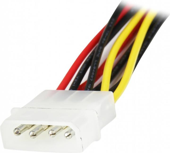 Produktbild StarTech 30 cm 4-Pin Molex auf SATA Y-Stromkabel - Molex zu Serial-ATA Splitter Y-Kabel