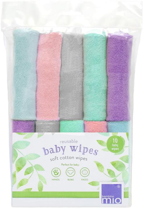 Bambino Mio Reusable wet wipes (10 Piece)