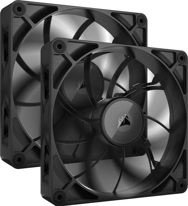 Corsair RX MAX Series, iCUE LINK RX140 MAX, 140mm Fan, Dual Fan Kit (140 mm, 2 x)