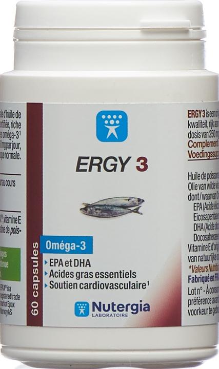 Actual product image Nutergia Ergy 3 caps (60 Piece, Capsules, 60 g)