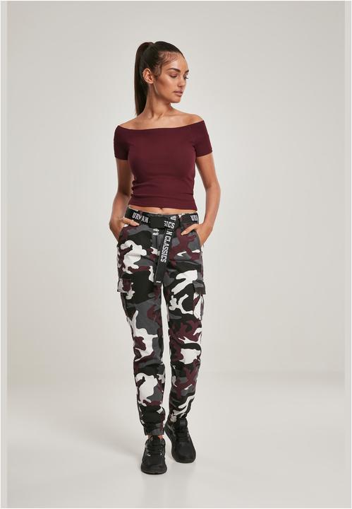 Produktbild Urban Classics Ladies Off Shoulder Rib Tee (S)
